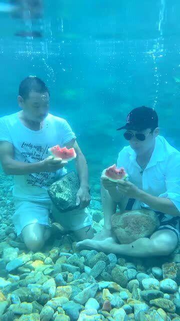 丽水水下吃瓜,一场别开生面的水下“吃瓜”盛宴
